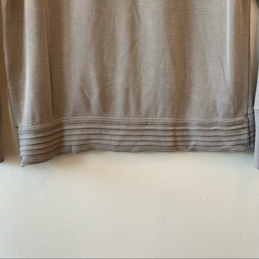 Athleta Serenity Modal Blend Criss Cross Pullover Sweatshirt - Picture 9 of 9
